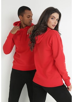 Czerwona Bluza Notanthus ze sklepu Born2be Odzież w kategorii Bluzy męskie - zdjęcie 172030611