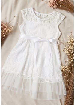 Biała Sukienka Jerasius ze sklepu Born2be Odzież w kategorii Sukienki dziewczęce - zdjęcie 172030783