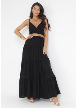 Czarna Sukienka z Paskiem Maerea ze sklepu Born2be Odzież w kategorii Sukienki - zdjęcie 172030813