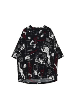 Cropp - Koszula z krótkim rękawem w stylu manga - czarny ze sklepu Cropp w kategorii T-shirty męskie - zdjęcie 172033573