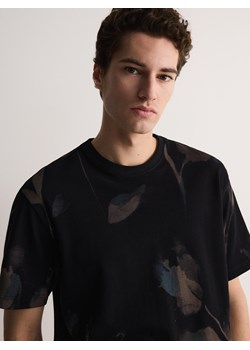 Reserved - T-shirt comfort fit - czarny ze sklepu Reserved w kategorii T-shirty męskie - zdjęcie 172034713