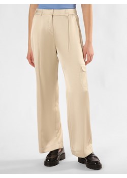 comma Spodnie Kobiety piaskowy jednolity ze sklepu vangraaf w kategorii Spodnie damskie - zdjęcie 172046153