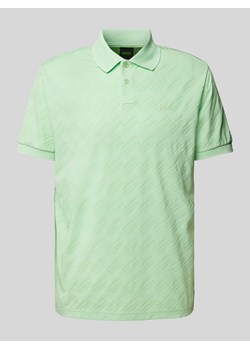 Koszulka polo o kroju regular fit ze wzorem na całej powierzchni model ‘Pirax’ ze sklepu Peek&Cloppenburg  w kategorii T-shirty męskie - zdjęcie 172048243