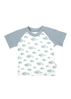 Bawełniana koszulka chłopięca w chmurki ze sklepu 5.10.15 w kategorii Koszulki niemowlęce - zdjęcie 172048281