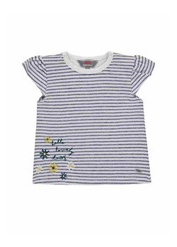 Dziewczęca bluzka z krótkim rękawem w paski ze sklepu 5.10.15 w kategorii Koszulki niemowlęce - zdjęcie 172048372
