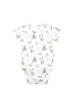 Body bawełniane chłopięce z krótkim rękawem w indiański wzór ze sklepu 5.10.15 w kategorii Body niemowlęce - zdjęcie 172048423