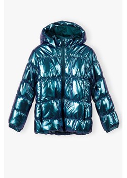 Pikowana kurtka metaliczna dla dziewczynki ze sklepu 5.10.15 w kategorii Kurtki dziewczęce - zdjęcie 172048440