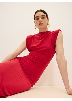 Reserved - Sukienka midi - czerwony ze sklepu Reserved w kategorii Sukienki - zdjęcie 172049870