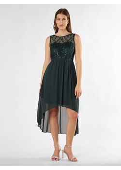 Marie Lund Damska sukienka wieczorowa Kobiety jodłowy jednolity ze sklepu vangraaf w kategorii Sukienki - zdjęcie 172050163