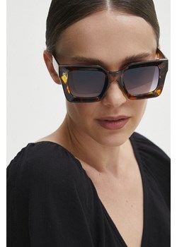 Answear Lab okulary przeciwsłoneczne damskie kolor brązowy ze sklepu ANSWEAR.com w kategorii Okulary przeciwsłoneczne damskie - zdjęcie 172051694
