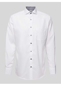 Koszula biznesowa o kroju modern fit z listwą guzikową ze sklepu Peek&Cloppenburg  w kategorii Koszule męskie - zdjęcie 172052814