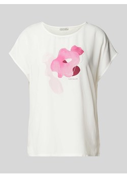 T-shirt we wzory na całej powierzchni ze sklepu Peek&Cloppenburg  w kategorii Bluzki damskie - zdjęcie 172052853