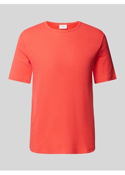 T-shirt z fakturowanym wzorem ze sklepu Peek&Cloppenburg  w kategorii T-shirty męskie - zdjęcie 172052871
