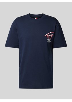 T-shirt z nadrukiem z logo ze sklepu Peek&Cloppenburg  w kategorii T-shirty męskie - zdjęcie 172052983