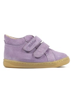 Richter Shoes Skórzane buty w kolorze fioletowym do chodzenia na boso ze sklepu Limango Polska w kategorii Półbuty dziecięce - zdjęcie 172053432