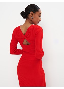Mohito - Czerwony sweter z ozdobnym tyłem - czerwony ze sklepu Mohito w kategorii Swetry damskie - zdjęcie 172054311