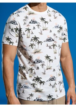 Sinsay - Koszulka z nadrukiem - kremowy ze sklepu Sinsay w kategorii T-shirty męskie - zdjęcie 172054584