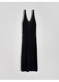 Reserved - Ażurowa narzutka plażowa - czarny ze sklepu Reserved w kategorii Odzież plażowa - zdjęcie 172054772