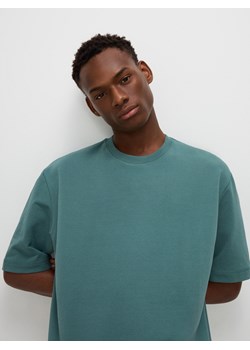 Reserved - Gładki T-shirt boxy - morski ze sklepu Reserved w kategorii T-shirty męskie - zdjęcie 172054782