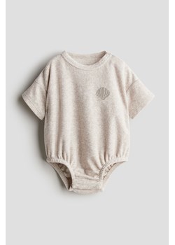 H & M - Kombinezon frotte oversize - Brązowy ze sklepu H&M w kategorii Odzież dla niemowląt - zdjęcie 172056974
