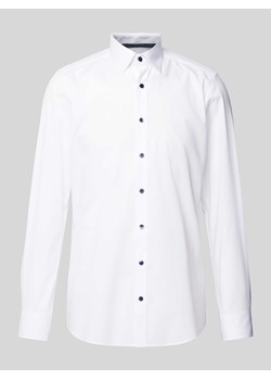 Koszula biznesowa o kroju body fit w jednolitym kolorze model ‘Simon’ ze sklepu Peek&Cloppenburg  w kategorii Koszule męskie - zdjęcie 172057063