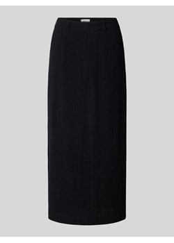 Spódnica midi z wiskozy w jednolitym kolorze model ‘Sanne’ ze sklepu Peek&Cloppenburg  w kategorii Spódnice - zdjęcie 172057073
