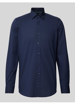 Koszula biznesowa o kroju body fit w jednolitym kolorze model ‘Simon’ ze sklepu Peek&Cloppenburg  w kategorii Koszule męskie - zdjęcie 172057074