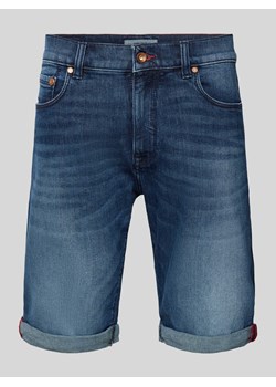 Szorty jeansowe z wpuszczanymi kieszeniami model ‘Lyon’ ze sklepu Peek&Cloppenburg  w kategorii Spodenki męskie - zdjęcie 172057122