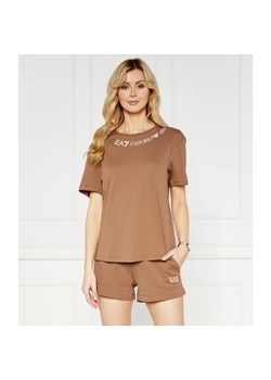 EA7 T-shirt | Regular Fit ze sklepu Gomez Fashion Store w kategorii Bluzki damskie - zdjęcie 172057253