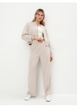 Mohito - Szerokie spodnie - beżowy ze sklepu Mohito w kategorii Spodnie damskie - zdjęcie 172057710
