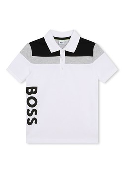 Hugo Boss Kids Koszulka polo w kolorze szaro-czarno-białym ze sklepu Limango Polska w kategorii T-shirty chłopięce - zdjęcie 172059820