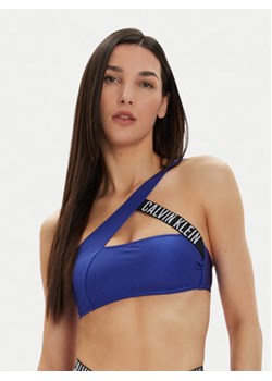 Calvin Klein Swimwear Góra od bikini KW0KW02388 Granatowy ze sklepu MODIVO w kategorii Stroje kąpielowe - zdjęcie 172060510