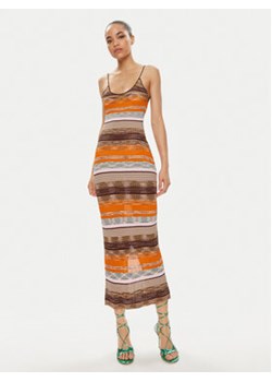 Desigual Sukienka letnia Viena 24SWVF05 Pomarańczowy Slim Fit ze sklepu MODIVO w kategorii Sukienki - zdjęcie 172060724