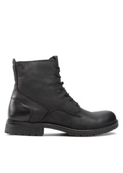 Jack&Jones Kozaki Jfworca Leather 12159497 Czarny ze sklepu MODIVO w kategorii Buty zimowe męskie - zdjęcie 172060821