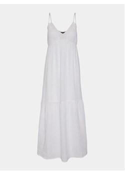 Pieces Sukienka letnia Astina 17148071 Biały Regular Fit ze sklepu MODIVO w kategorii Sukienki - zdjęcie 172061710