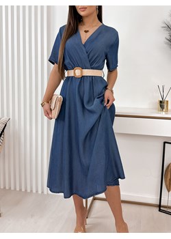 sukienka cleffa niebieska one size ze sklepu UBRA w kategorii Sukienki - zdjęcie 172062841