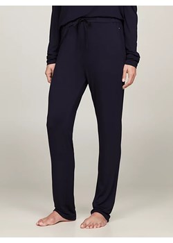 Spodnie damskie z modalu Tommy Hilfiger granatowe UW0UW05195 ze sklepu piubiu_pl w kategorii Piżamy damskie - zdjęcie 172063320