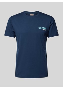 T-shirt z nadrukiem z logo model ‘DOVER’ ze sklepu Peek&Cloppenburg  w kategorii T-shirty męskie - zdjęcie 172064134
