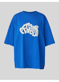 T-shirt o kroju oversized z nadrukiem z logo model ‘PALUMA’ ze sklepu Peek&Cloppenburg  w kategorii Bluzki damskie - zdjęcie 172064210