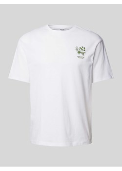 T-shirt z nadrukiem z logo ze sklepu Peek&Cloppenburg  w kategorii T-shirty męskie - zdjęcie 172064251