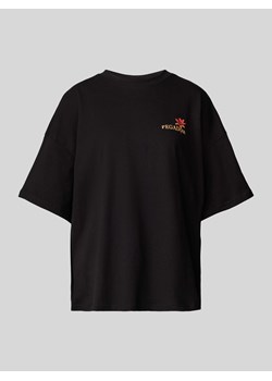 T-shirt o kroju oversized z nadrukiem z motywem i logo model ‘MARAMIE’ ze sklepu Peek&Cloppenburg  w kategorii Bluzki damskie - zdjęcie 172064351