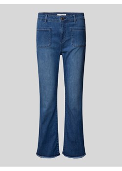 Jeansy z poszerzaną nogawką z frędzlami model ‘Style. Anna’ ze sklepu Peek&Cloppenburg  w kategorii Jeansy damskie - zdjęcie 172064400