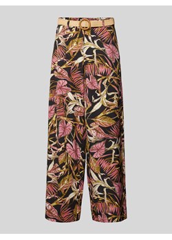 Spodnie materiałowe z kwiatowym wzorem ze sklepu Peek&Cloppenburg  w kategorii Spodnie damskie - zdjęcie 172064511