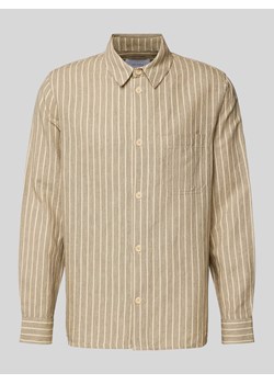 Koszula casualowa o kroju regular fit ze wzorem w paski model ‘Casual’ ze sklepu Peek&Cloppenburg  w kategorii Koszule męskie - zdjęcie 172064512