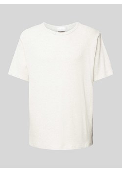 T-shirt z fakturowanym wzorem model ‘Waffle’ ze sklepu Peek&Cloppenburg  w kategorii T-shirty męskie - zdjęcie 172064853