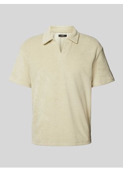 Koszulka polo z froty model ‘TERRY’ ze sklepu Peek&Cloppenburg  w kategorii T-shirty męskie - zdjęcie 172064892