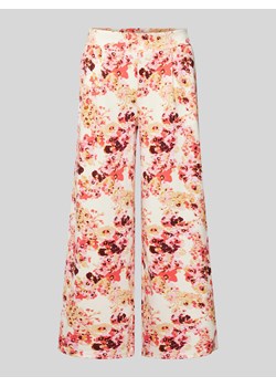 Spodnie materiałowe z szeroką,skróconą nogawką model ‘Kate’ ze sklepu Peek&Cloppenburg  w kategorii Spodnie damskie - zdjęcie 172065084