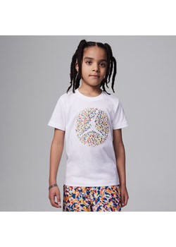 T-shirt dla małych dzieci z nadrukiem Jordan Poolside Jumpman - Biel ze sklepu Nike poland w kategorii Bluzki dziewczęce - zdjęcie 172068443