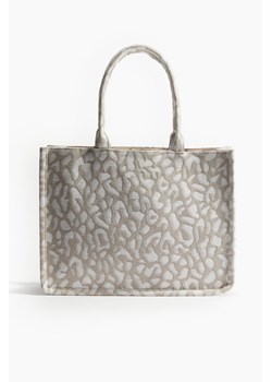 H & M - Torba shopper z żakardowej tkaniny - Beżowy ze sklepu H&M w kategorii Torby Shopper bag - zdjęcie 172068621