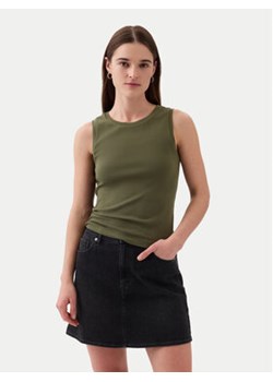Gap Top 540735-11 Zielony Slim Fit ze sklepu MODIVO w kategorii Bluzki damskie - zdjęcie 172069133